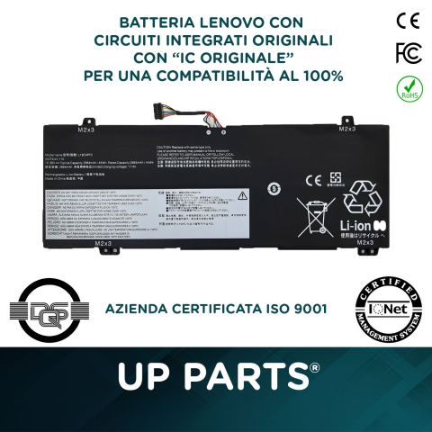 Batteria L18C4PF3 45Wh per Lenovo IdeaPad 15.36V 2964mAh