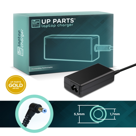 Alimentatore 65W AC Adapter Comp ACER 19V 3,42A connnettore 1.7mm x 5.5mm