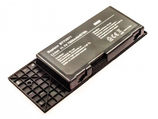 Batteria DELL Alienware M17x R3 Series, Li-ion, 11,1V, 7800mAh, 86,6Wh, black