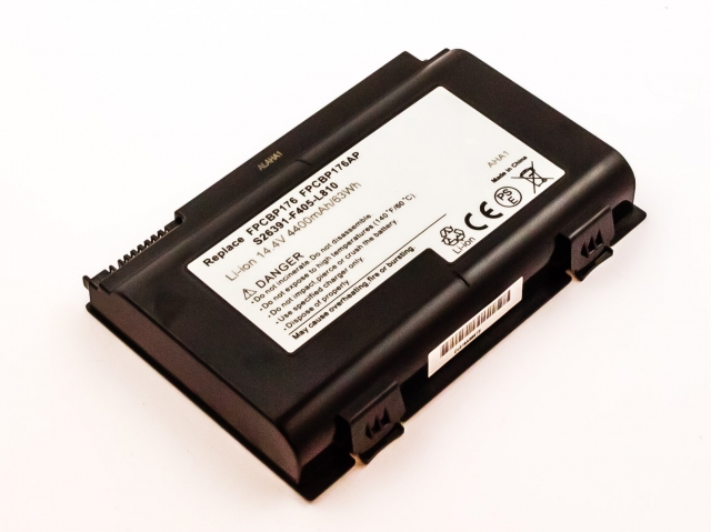 Batteria FUJITSU LifeBook NH570, Li-ion, 14,4V, 4400mAh, 63,4Wh, black