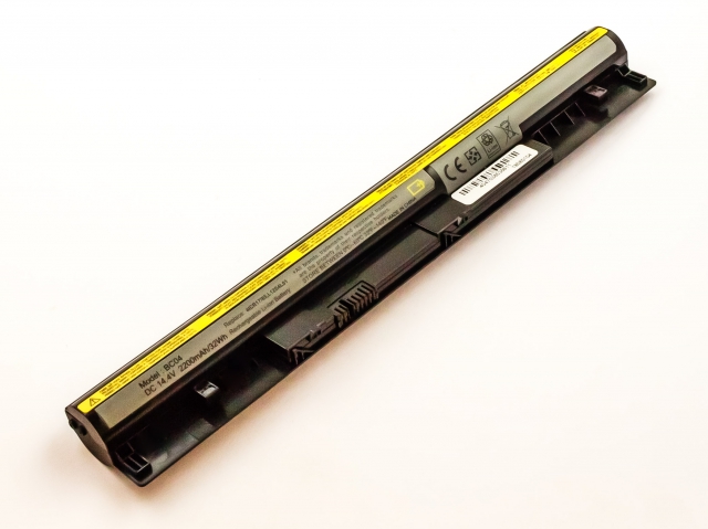 Batteria LENOVO IdeaPad S400, Li-ion, 14,4V, 2200mAh, 31,7Wh, black