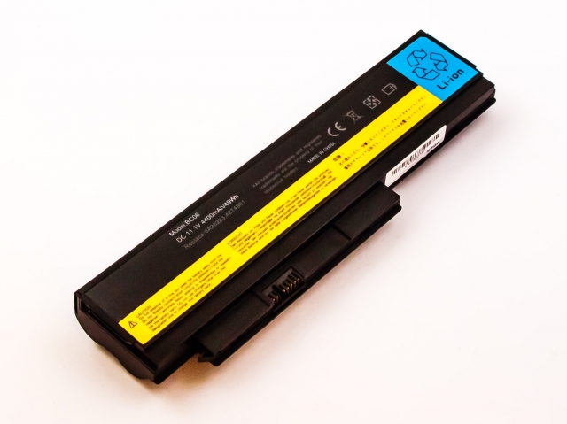 Batteria LENOVO X220, Li-ion, 11,1V, 4400mAh, 48,8Wh, black