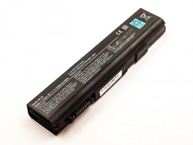 Batteria compatibile TOSHIBA Satellite Pro S500 series, Li-ion, 11,1V, 5200mAh, 57,7Wh, black