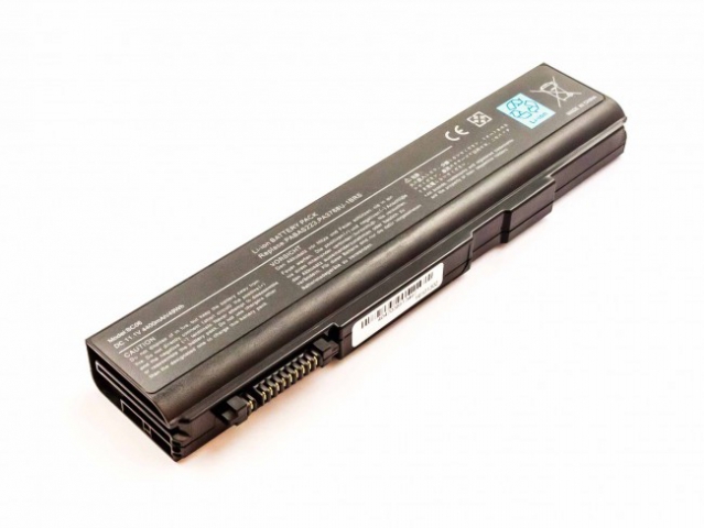Batteria compatibile TOSHIBA Satellite Pro S500 series, Li-ion, 11,1V, 4400mAh, 48,8Wh, black