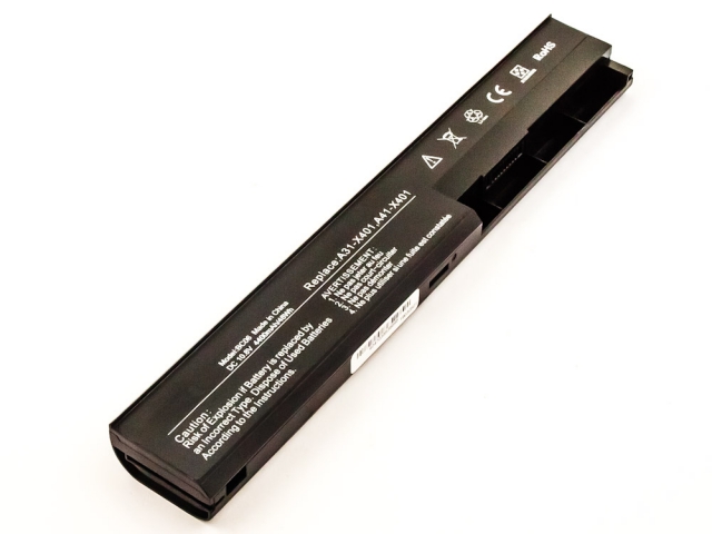 Batteria compatibile ASUS F301, A31-X401, Li-ion, 10,8V, 4400mAh, 47,5Wh, black