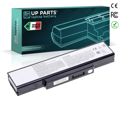 Batteria compatibile ASUS A72, K72, A32-K72, Li-ion, 10,8V, 5200mAh, 56,2Wh, black