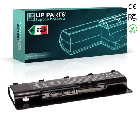 Batteria compatibile ASUS N56 series, Li-ion, 11,1V, 5200mAh, 57,7Wh, black