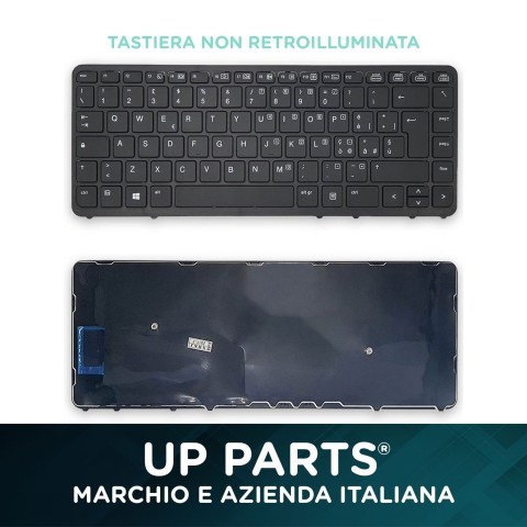 Tastiera Italiana HP EliteBook 840 G1, 840 G2, 850 G1 (NO PUNTATORE) (NO RETROILLUMINATA) Nera