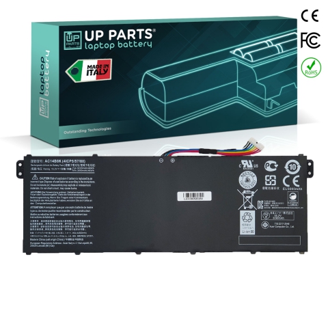 Batteria ACER AC14B18J (3ICP5/57/80) 11,4V, 3220mAh, 36,7Wh, built-in, w/o tools