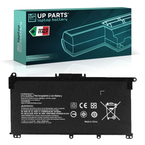 Batteria HP 255 G7, HT03XL Li-Polymer, 11,4V, 3600mAh, 41,0Wh, built-in, w/o tools