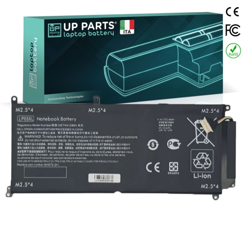 Batteria LP03XL per HP Envy 15-AE Serie – 11.4 V / 4800 mAh