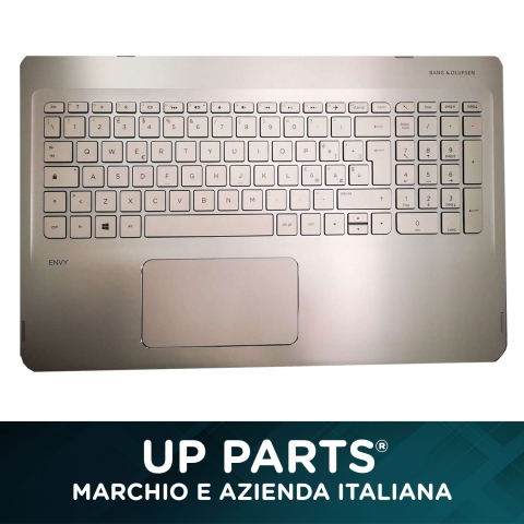 UP-KBH15TOP-S | Tastiera con Topcase per HP Envy 15-W   con retroilluminazione e touchPad silver