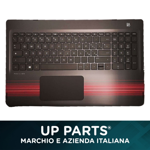 UP-KBHX360TOP-RED | Tastiera con Topcase Palmrest per HP Pavilion X360 15-BK modello 854823-061 Red