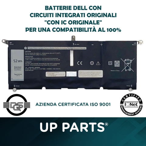 Batteria Originale DELL 6500mAh 52Wh Dell DXGH8
