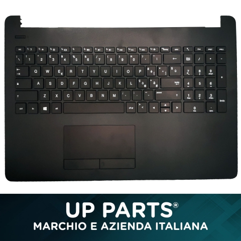 UP-KBH250G6TOP-N | Tastiera Originale con Topcase Palmrest dark grey HP 250 G6, 255 G6, 15-BS  touchPad Nera