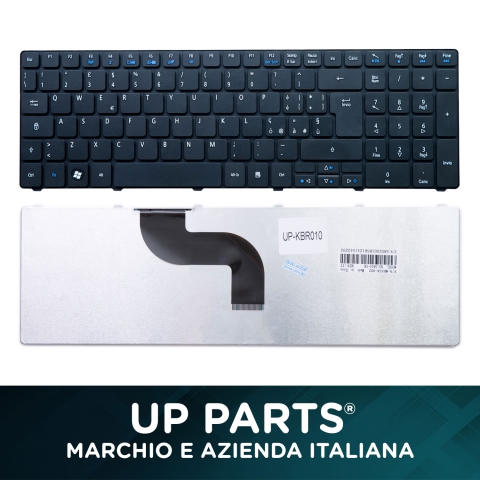 Tastiera Sostitutiva Nera Per Acer Aspire 5755G – Power4Laptops, UK Layout, Facile Installazione Senza Saldature
