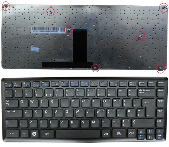 Tastiera Notebook SAMSUNG NP-X460-AS03 Black