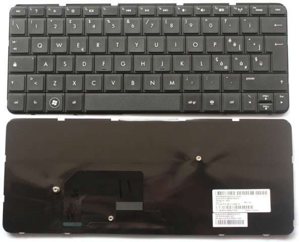 Tastiera HP MINI 110-3800 110-4100 110-4200 210-3000 210-4000 1104 ( Attacchi diversi ) Black