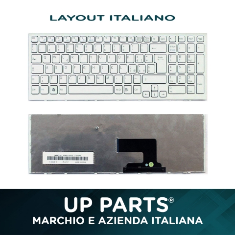 UP-KBS003 | Tastiera Italiana Sony VAIO VPCEH Series VPCEH2N1E/W Frame bianco