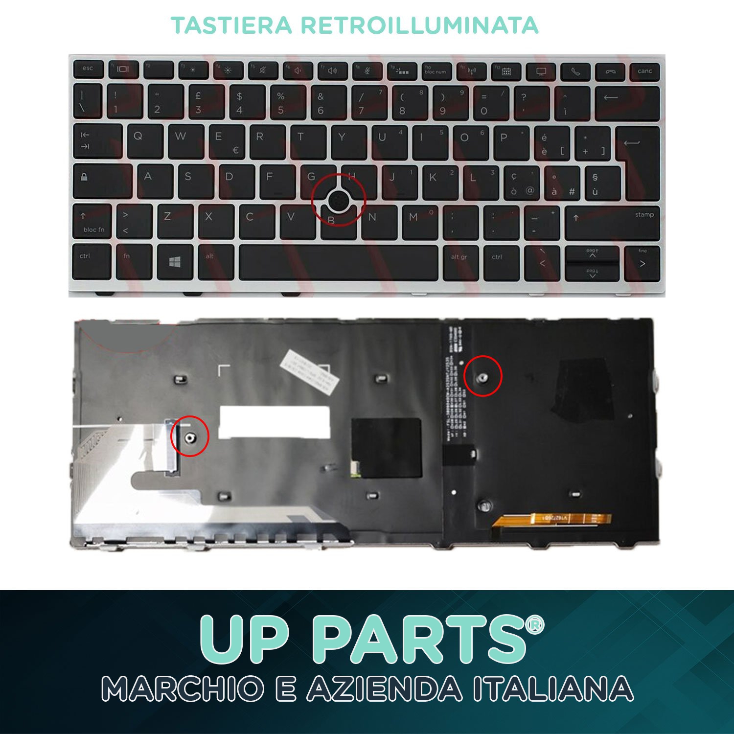 Hp T730 Tastiera Retroilluminata Per HP EliteBook 730 G5, 735 G5/G6, 830 G5/G6 - Layout USA, Nera, Nuova Con Garanzia 6 Mesi Hp EliteBook 640 - Foto 11