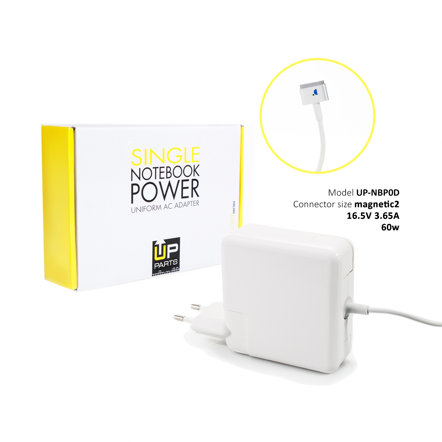 Alimentatore 60 W AC Adapter Comp Apple MagSafe2 Type 