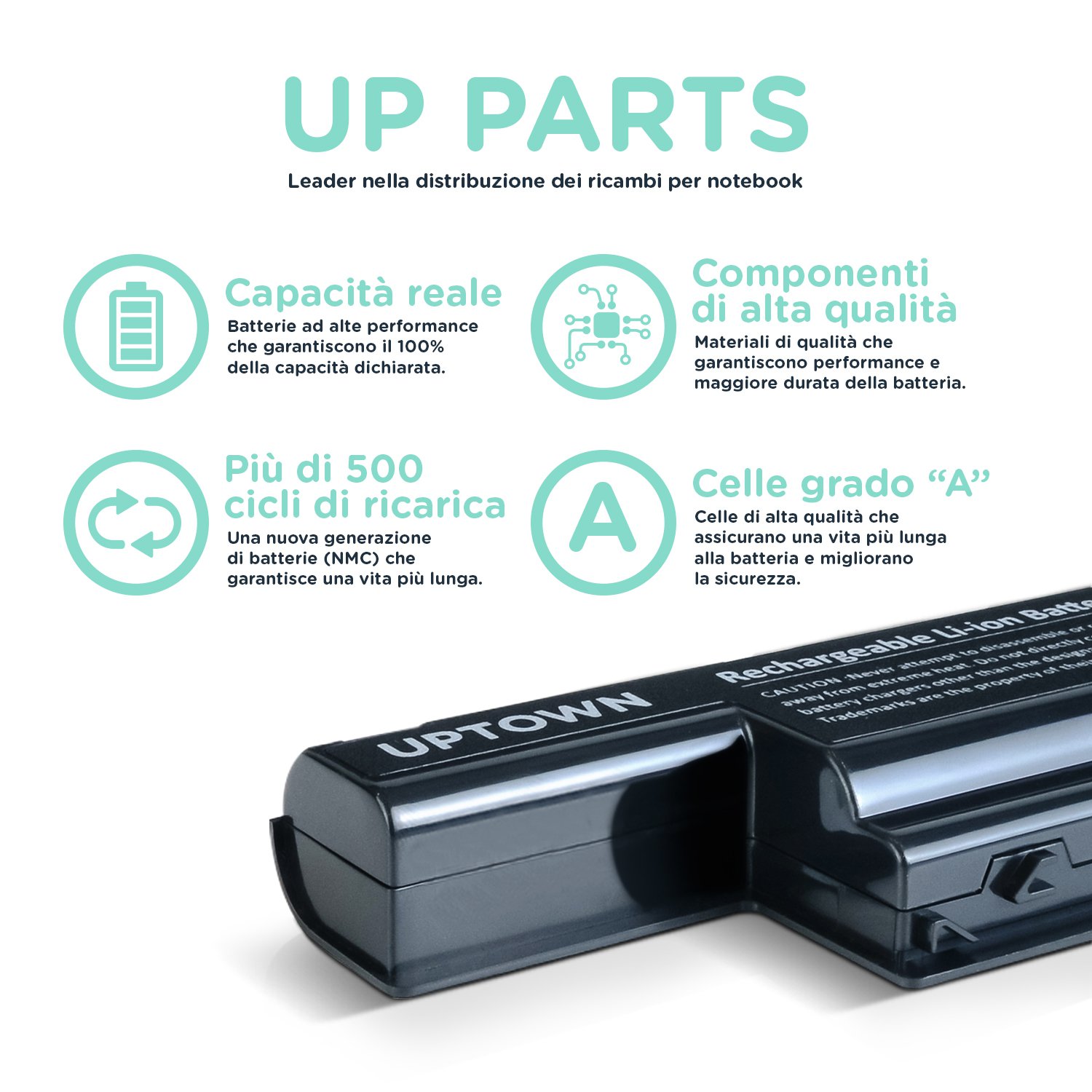 New Net Batteria 5200mAh Per Notebook HP Presario CQ61, Compatibile Con Ricambio Originale (Serie CQ61-300)